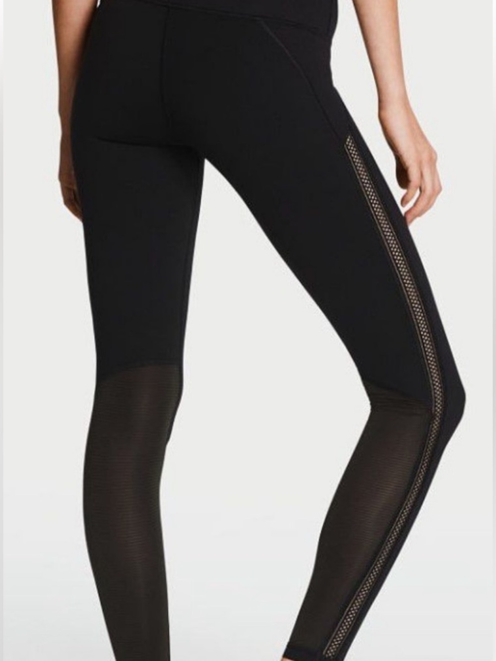 IN EXCELLENT CONDITION!VICTORIA’S SECRET VSX SPORT LEGGINGS WITH MESHING SIZE M